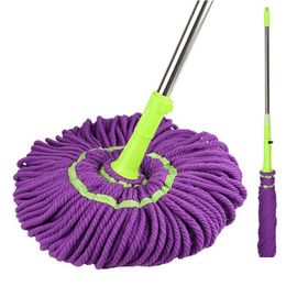 Mops Easy Self Wringing Twist Mop Microfiber Squeeze Replacement Head Dry Wet For Hardwood Tile Floor Cleaning 230531 Drop Delivery Dhxt3