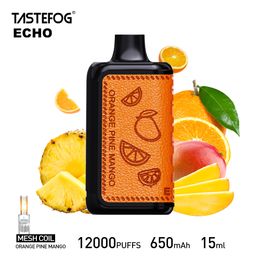 Factory Direct Sale 12000 Puffs Tastefog Echo Disposable Vape Pod Wholesale Electronic Cigarette