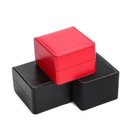 Watch Boxes & Cases Fashion Pu Leather Box Jewellery Wristwatch Display Portable Organiser With Pillow Present Packaging Drop Delivery Dhxln