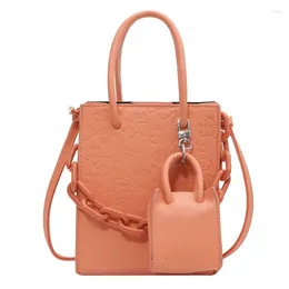 Shoulder Bags Fashion Luxury Designer Handbag 2 Piece Embossed Leather Lady's For Women Sac A Main Purses And Handbags Bolsos