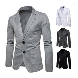 Men's Suits Spring And Autumn Fashion Suit Two Button Casual Small Jacket Cotton Instagram Trendy