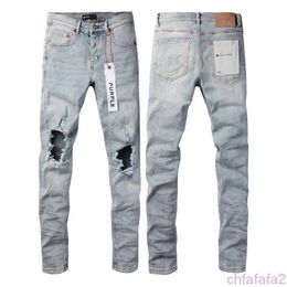 Jeans viola jeans buco ginocchio azzurro slim fitywpf 5f0t