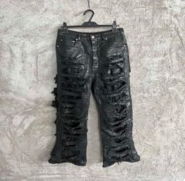 2023 New fashion mens hole decoration jeans US SIZE 28 36 high quality men s designer jeans1378416