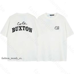 Men's T-Shirts Cole Buxton Summer Spring Loose Green Gray White Black T Shirt Men Women High Quality Classic Slogan Print Top Tee With Tag CB 532