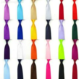 Neck Ties Brand Men Kids Parent-child Blue Purple Red Neck Ties Mens Tie Solid Adjustable For Wedding Suit Business Party
