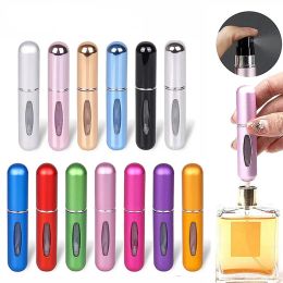 5ml Portable Mini Refillable Perfume Bottle With Spray Scent Pump Empty Cosmetic Containers Atomizer Bottle For Travel Tool LL