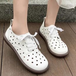 Casual Shoes Women Sneakers 2024 Spring Autumn Round Head Female College Bottom Lace Up Flat Zapatos De Mujer