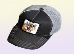 Ball Caps Original Farm Leopard Head Summer Trucker Cap Mesh Snapback Hip Hop Hats For Men Embroidery Animal Baseball Hat4126614