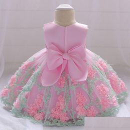 Girl'S Dresses Girls Summer Baby Girl Dress Princess Party Frock Christening Kids Clothes 1 Year Birthday Wedding 3-24 Month Vestido Dhueb