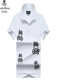 Mens short sleeved fashionable POLO shirt casual T shirt Summer psychological rabbit print comfortable couple breathable top M3XL9354104