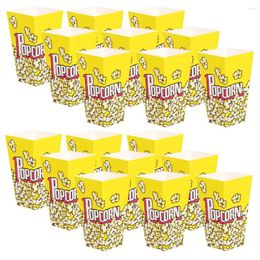 Storage Bottles 100 Pcs Paper Cups Party Snack Bucket Popcorn Movie Night Supplies Buckets Plastic Bowl Disposable Holder