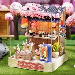 Baby Mini Miniature Doll DIY Small House Kit Making Room Toys, Home Bedroom Decorations with Furniture, Wooden Craft e883c