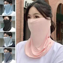 Scarves UV Protection Outdoor Sunscreen Face Scarf Neck Wrap Cover Breathable Silk Mask Sports Cycling