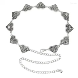 Belts Heart Waist Chain Decorative Belt Aesthetic Women Decors