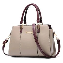 Elegant Zipper Satchel Bag Trendy Large Capacity Handbag For Work Fashion Double Handle Purse 240508