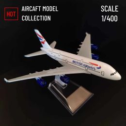 Aircraft Modle 1 400 metal aircraft model replica British Airways A380 aircraft proportion miniature art decoration die cast aviation toy gift S24520