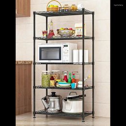 Kitchen Storage Living Room Metal Rack Organiser Easy Assemble Shelf For Bathroom Space Saver Durable Construction Versatile