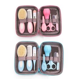 Nail Care Baby beauty kit nail clippers comb brushes nose sprays scissors push pressure finger toothbrushes thermometer G99C WX