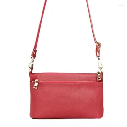 Shoulder Bags Genuine Leather Ladies Hand Women's Messenger Bag Luxury Handbags Women Designer Female Crossbody Sac