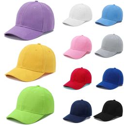 Children s Kids Baseball Cap for Girl Boy Spring Summer Baby Sun Hat Classic Solid Color Toddler Peaked Caps Gorras TSF L