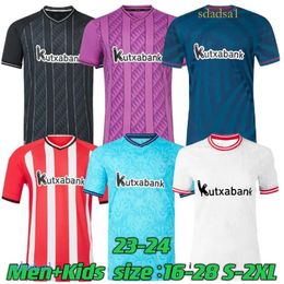 bilbao 2023 2024 club home soccer jerseys Athletic ADURIZ GURUZETA WILLIAMS MUNIAIN PAREDES BERENGUER ANDER HERRERA UNAI SIMON O. SANCET football shirts men