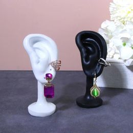 Jewelry Pouches Earring Display Stand Elegant Earrings Mannequin Rack Ear Model Holder For Showcasing In Or Home