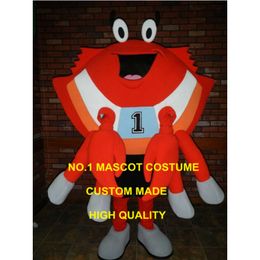 big orange sport mascot costume adult size customizable cartoon crab theme anime cosply costumes carnival fancy dress 2431 Mascot Costumes