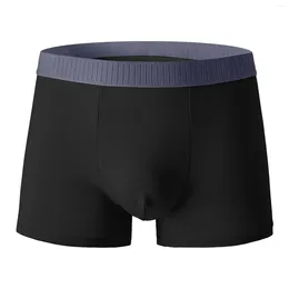 Underpants Solid Colour Men's Panties Pure Cotton Grapheness Boxer Pants Personality Mid Waist Underwear Breathable Boys