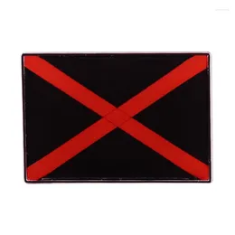Brooches Lmanburg Pogtopia War Flag Brooch Badge Pin