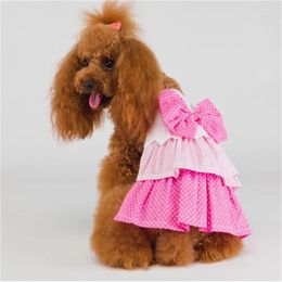 Dog Apparel Summer Pet Princess Dress For Puppy Cute Clothing Fashion Small Dogs Skirt Cat Party