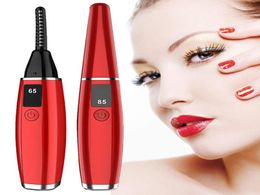 Electric Eyelash Curler Mascara Curling Makeup Tool USB Rechargeable Portable Electrical Heated Eyes Lashes Rolling Beauty Device 4122412