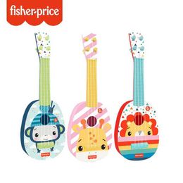 Guitar Fisher Price Baby Mini Quad Piano Toy Childrens Little Guitar Toy Playing Instruments for Young Boys and Girls WX