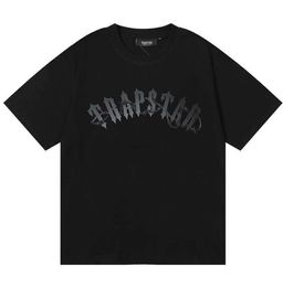 Designer Fashion Clothing Tshirt Tees Trapstar Barbed Wire Arch Tee Dark Letter Print Mens Womens Loose Trend brand Short Sleeve T-shirt Luxury Casual Cotton tops 889