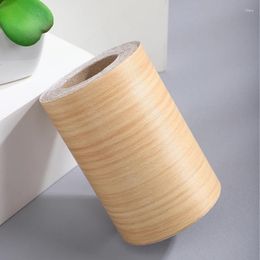 Window Stickers Thickened Natural Wood Colored Desktop With Self-adhesive Grain Desk Cabinets TV Wardrobes