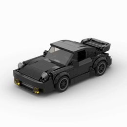 Diecast Model Cars MOC Blackbird (930) Turbo Racing Sports Car Speed Champion Racer Building Blocks Brick Creative Garage Toys for Boys Y2405209PDZ