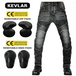 Motorcycle Apparel Pants Moto Men's Aramid Motocross Casual Riding Motorbike Touring Motocycle Jeans Trousers Protective Gear