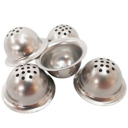 Replacement stainless steel Bowl Piece for Silicone Pipe Smoke Honeycombe Mesh Dish Bowls for Spoon Pipes Ash Catcher Dry Herb Tobacco Smoking Accessories