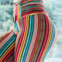 Yoga Outfits NORMOV Pants For Woman 3D Digital Printing Gym Leggings Women High Waist Workout 2024 Training Female