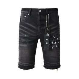 Mens Denim Shorts Black Street Highqualiry Breathable Jean PUR Shorts Designer Street Sports Short Pants