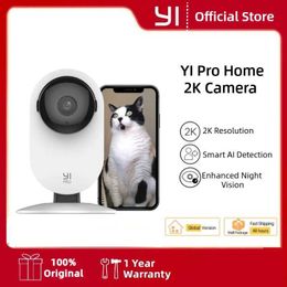 Wireless Camera Kits YI Pro 2K 3MP WiFi Home Camera Intelligent Video with Motion Detection Security Monitoring System Pet IP Camera J240518