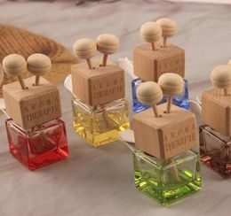 Wood Stick Essential Oils Diffusers Air Conditioner Vent Clips Car Perfume Bottle Clip Automobile Air Freshener Glass Bottles Cars4699587