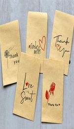 50pcs Mini Kraft Paper Bags for Gifts Unicorn Thank You Small Gift Bag Mermaid Wedding Party Favor Bags Llama Paper Candy Bags 2201767661
