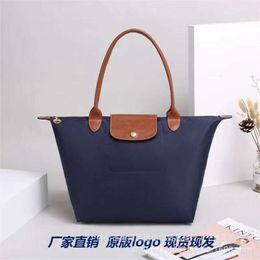 Longxiang Dumpling Bun Nylon Shoulder Womens Bag Handbag Folding Bag Anniversary Tote Bag Shopping Bag Mommy Womens Bag