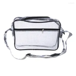 Storage Bags Anti-static Cleanroom Engineer Bag For Semiconductor Clear PVC Satchel Crossbody