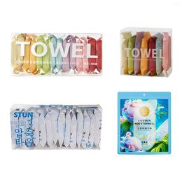 Towel Compressed Cotton Cleaning Rag Wipe Face Washcloth For Business Trips Home Hiking Gym Sports