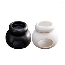 Candle Holders Essential Oil Burner Wax Melt Burners Set Of 2 Aroma Ceramic Diffuser Tealight Holder Home Decor