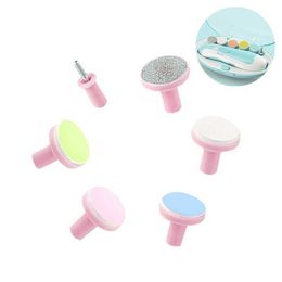 Nail Care 6 Ectric baby nail trimmers replacement for children and babies safe nail treatment polishing sand sponge WX
