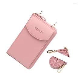 Bag 2024 Forever Baellerry Women Wallet Luxury Designer Shoulder Vertical Crossbody Mobile Phone Zipper Clutch Purse