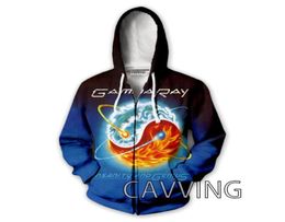 Men039s Hoodies Sweatshirts Fashion 3D Print Gamma Ray Rock Zipper Zip Up Hooded Harajuku Hoodie Hip Hop K021486024