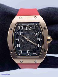 Highend RM Wrist Watch Rm67-01 Extra Flat Rm67-01 Rose Gold Men's Watch Case Paper